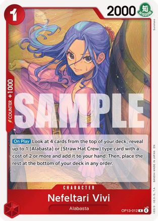 Nefeltari Vivi (OP13-012) - Carrying On His Will