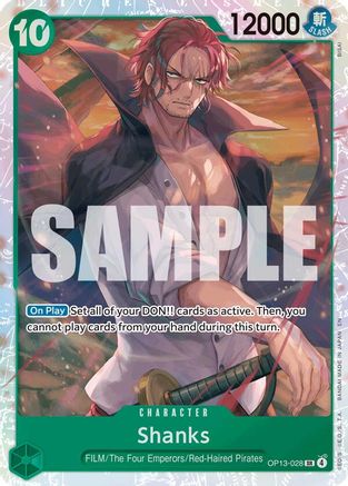 Shanks (028) (OP13-028) - Carrying On His Will