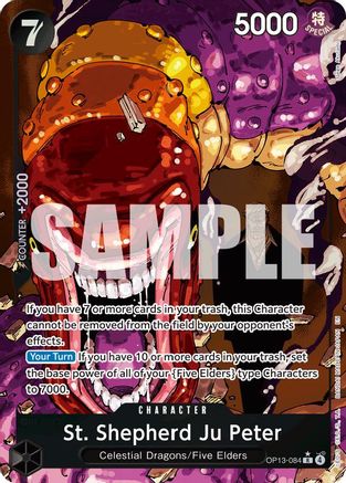 St. Shepherd Ju Peter (Alternate Art) (OP13-084) - Carrying On His Will