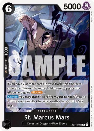 St. Marcus Mars (OP13-091) - Carrying On His Will