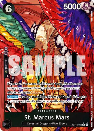 St. Marcus Mars (Alternate Art) (OP13-091) - Carrying On His Will