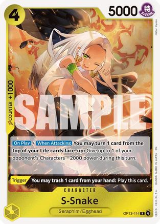 S-Snake (OP13-114) - Carrying On His Will