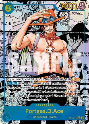 Portgas.D.Ace (119) (Manga) (OP13-119) - Carrying On His Will
