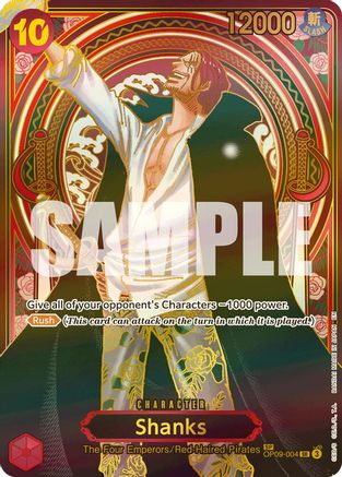 Shanks - OP09-004 (SP) (Gold) (OP09-004) - Carrying On His Will