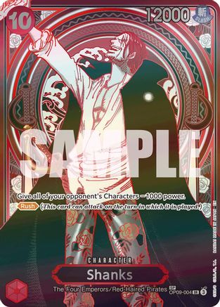 Shanks - OP09-004 (SP) (Silver) (OP09-004) - Carrying On His Will