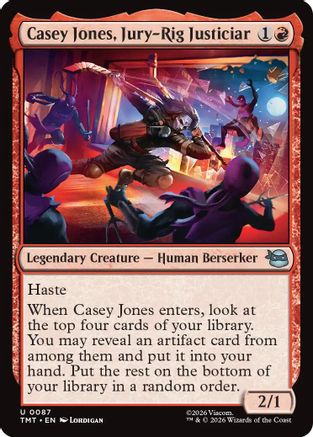 Casey Jones, Jury-Rig Justiciar (TMT-087) - [Teenage Mutant Ninja Turtles]