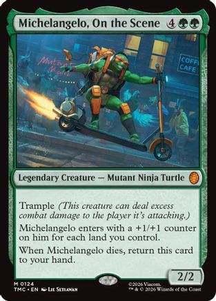 Michelangelo, On the Scene (TMC-124) - [Commander: Teenage Mutant Ninja Turtles]