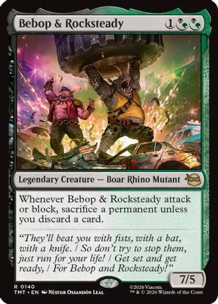 Bebop & Rocksteady (TMT-140) - [Teenage Mutant Ninja Turtles] Foil