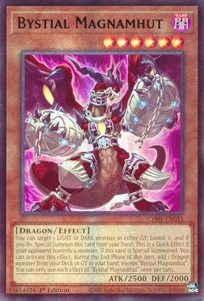 Bystial Magnamhut (CH01-EN011) - THE CHRONICLES DECK: The Fallen & The Virtuous (All-Foil Edition) 1st Edition