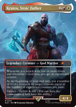 Kratos, Stoic Father (SLD-2213) - [Secret Lair Drop Series] Foil