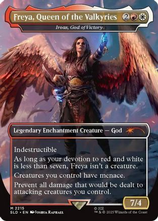 Freya, Queen of the Valkyries - Iroas, God of Victory (SLD-2215) - [Secret Lair Drop Series] Foil