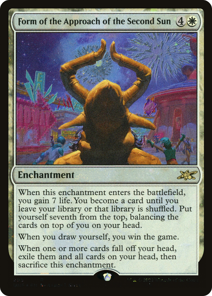 Form of the Approach of the Second Sun (UNF-295) - [Unfinity] Foil