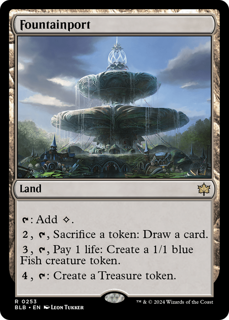 Fountainport (BLB-253) - [Bloomburrow] Foil