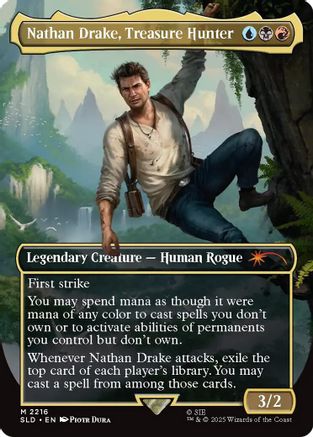 Nathan Drake, Treasure Hunter (SLD-2216) - [Secret Lair Drop Series]