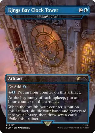 Kings Bay Clock Tower - Midnight Clock (SLD-2217) - [Secret Lair Drop Series]