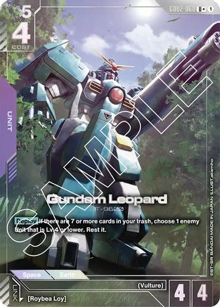 Gundam Leopard (U+) (GD02-060) - Dual Impact Holofoil