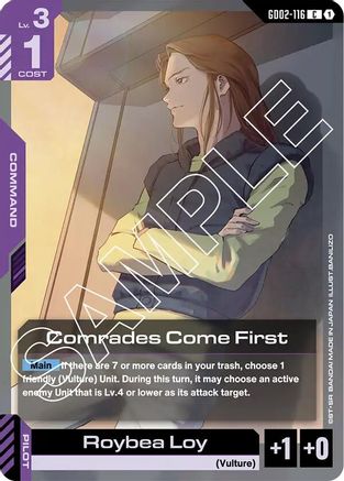 Comrades Come First (GD02-116) - Dual Impact