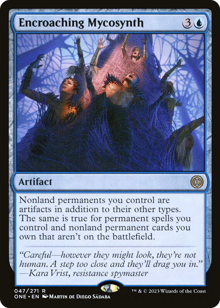 Encroaching Mycosynth (ONE-047) - [Phyrexia: All Will Be One] Foil