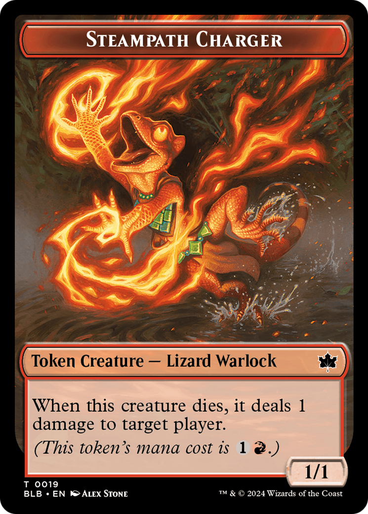 Steampath Charger (TBLB-019) - [Bloomburrow Tokens] Foil