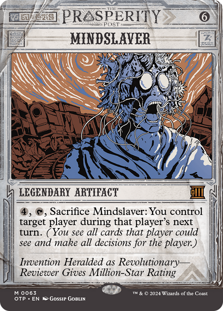Mindslaver (OTP-063) - [Breaking News]: (Showcase) (Borderless) Foil
