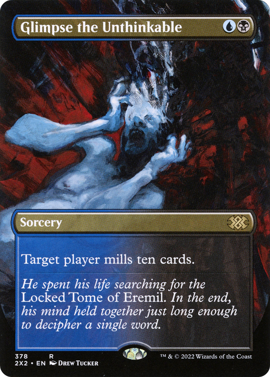 Glimpse the Unthinkable (2X2-378) - [Double Masters 2022] (Borderless) Foil