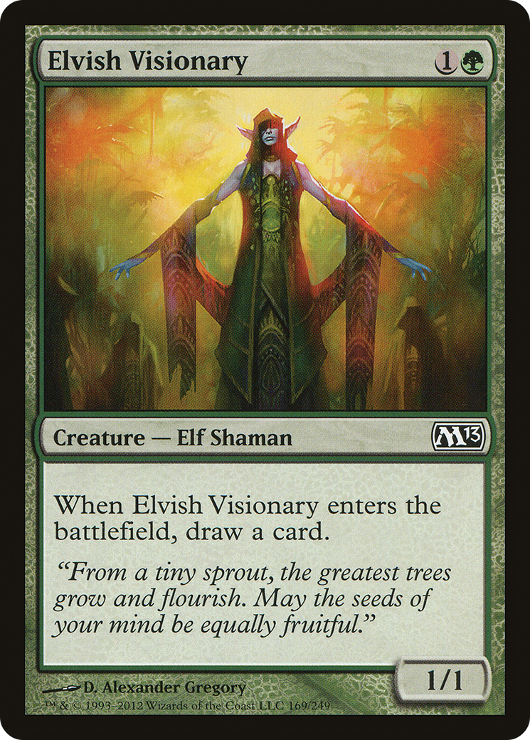 Elvish Visionary (M13-169) - [Magic 2013]