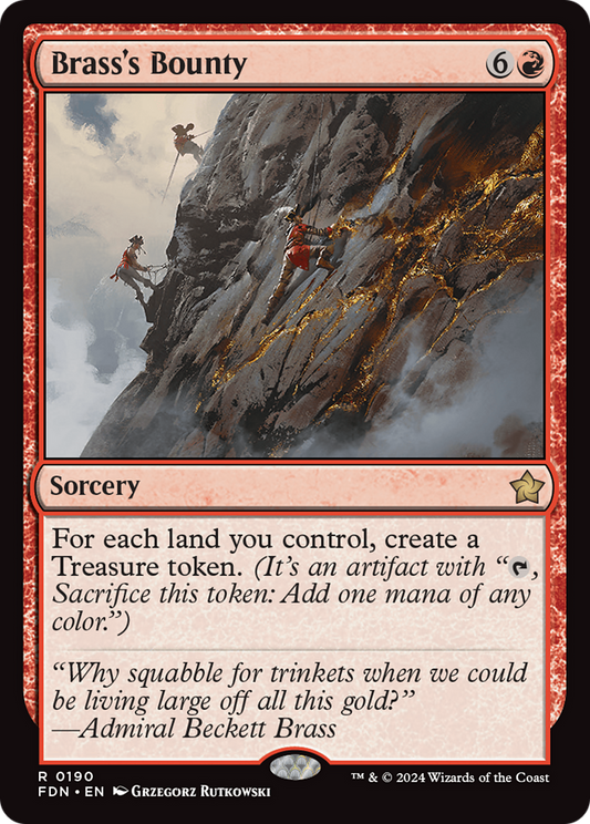 Brass's Bounty (FDN-190) - [Foundations] Foil