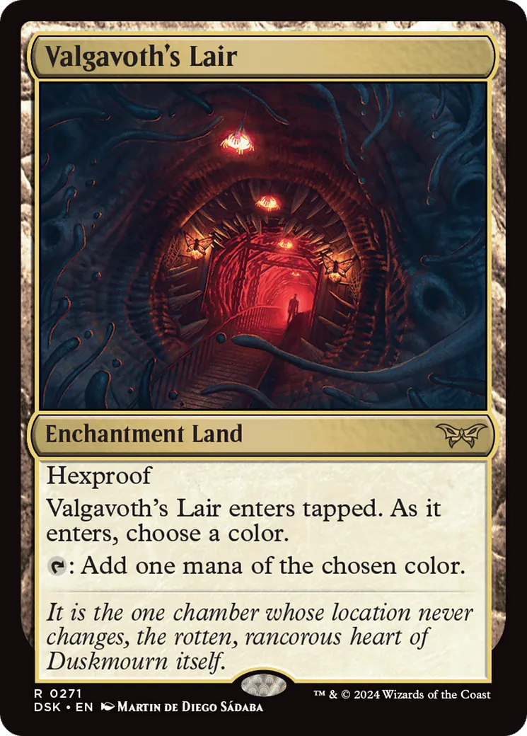 Valgavoth's Lair (DSK-271) - [Duskmourn: House of Horror] Foil