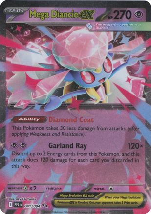 Mega Diancie ex 41 - [ME02 Phantasmal Flames] Holofoil