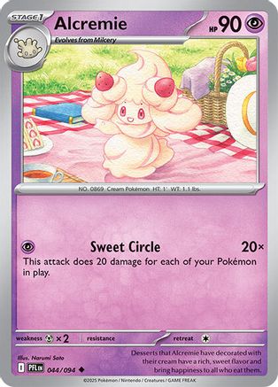 Alcremie 44 - [ME02 Phantasmal Flames] Reverse Holofoil