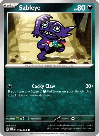 Sableye 59 - [ME02 Phantasmal Flames] Reverse Holofoil