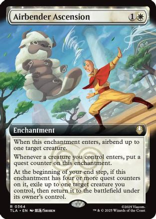 Airbender Ascension (Extended Art) (TLA-364) - [Avatar: The Last Airbender]