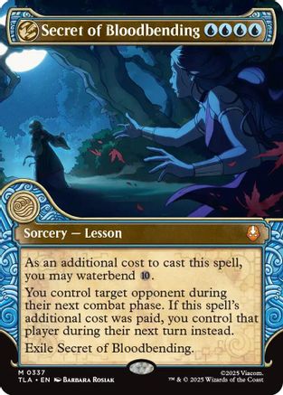 Secret of Bloodbending (Showcase) (TLA-337) - [Avatar: The Last Airbender] Foil