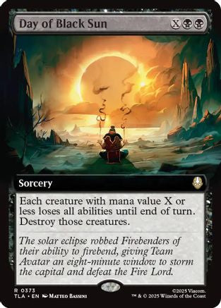 Day of Black Sun (Extended Art) (TLA-373) - [Avatar: The Last Airbender] Foil