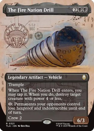 The Fire Nation Drill (Borderless) (TLA-321) - [Avatar: The Last Airbender] Foil