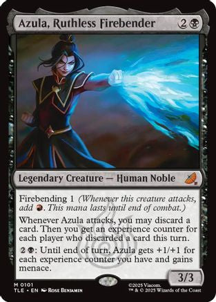 Azula, Ruthless Firebender (TLE-101) - [Avatar: The Last Airbender: Eternal-Legal] Foil