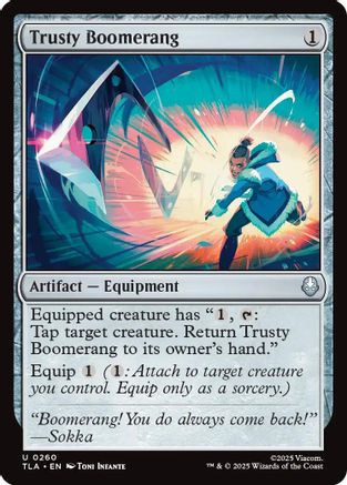 Trusty Boomerang (TLA-260) - [Avatar: The Last Airbender] Foil