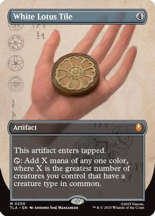 White Lotus Tile (Borderless) (TLA-330) - [Avatar: The Last Airbender]