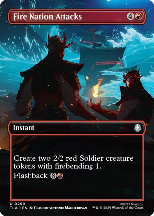 Fire Nation Attacks (Borderless) (TLA-299) - [Avatar: The Last Airbender]