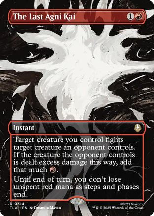 The Last Agni Kai (Borderless) (TLA-314) - [Avatar: The Last Airbender] Foil