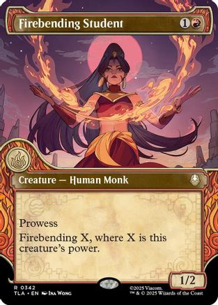 Firebending Student (Showcase) (TLA-342) - [Avatar: The Last Airbender] Foil