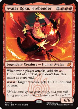 Avatar Roku, Firebender (TLE-112) - [Avatar: The Last Airbender: Eternal-Legal] Foil