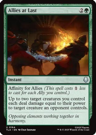 Allies at Last (TLA-164) - [Avatar: The Last Airbender] Foil
