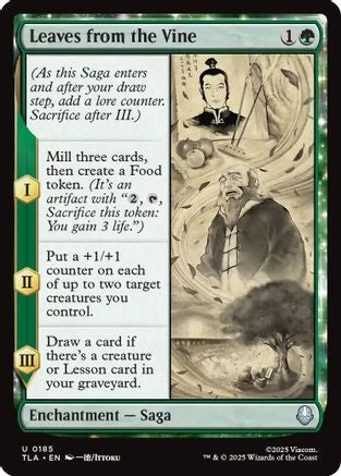 Leaves from the Vine (TLA-185) - [Avatar: The Last Airbender]