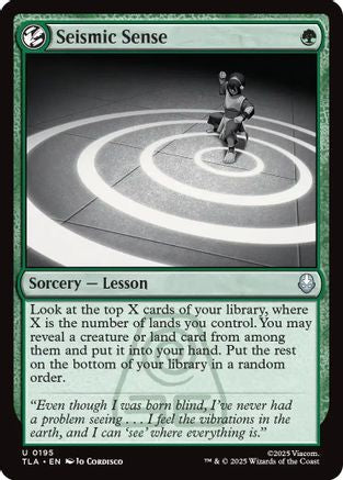 Seismic Sense (TLA-195) - [Avatar: The Last Airbender]
