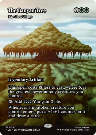 The Banyan Tree - The Great Henge (Borderless) (TLE-041) - [Avatar: The Last Airbender: Eternal-Legal] Foil