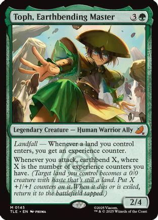 Toph, Earthbending Master (TLE-145) - [Avatar: The Last Airbender: Eternal-Legal] Foil