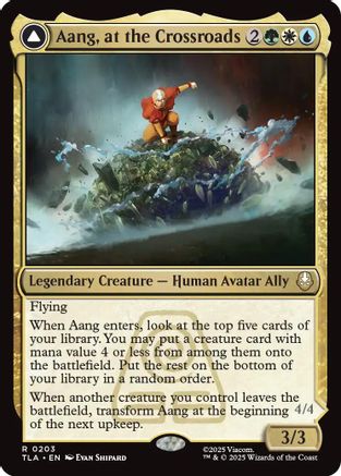 Aang, at the Crossroads (TLA-203) - [Avatar: The Last Airbender] Foil