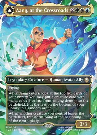 Aang, at the Crossroads (Borderless) (TLA-304) - [Avatar: The Last Airbender] Foil