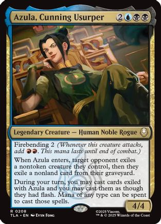 Azula, Cunning Usurper (TLA-208) - [Avatar: The Last Airbender] Foil